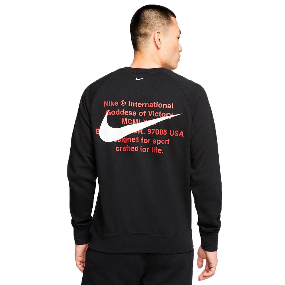Voorzieningen Minachting pin Nike Sportswear Swoosh Crew Sweatshirt Black | Dressinn