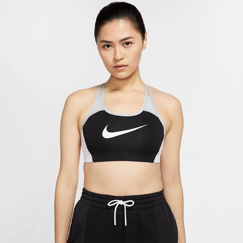 Nike Swoosh Logo Medium Support Padded Sports Bra