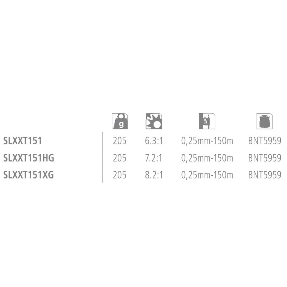 Shimano Fishing SLX XT Extra High Gear Baitcastrolle