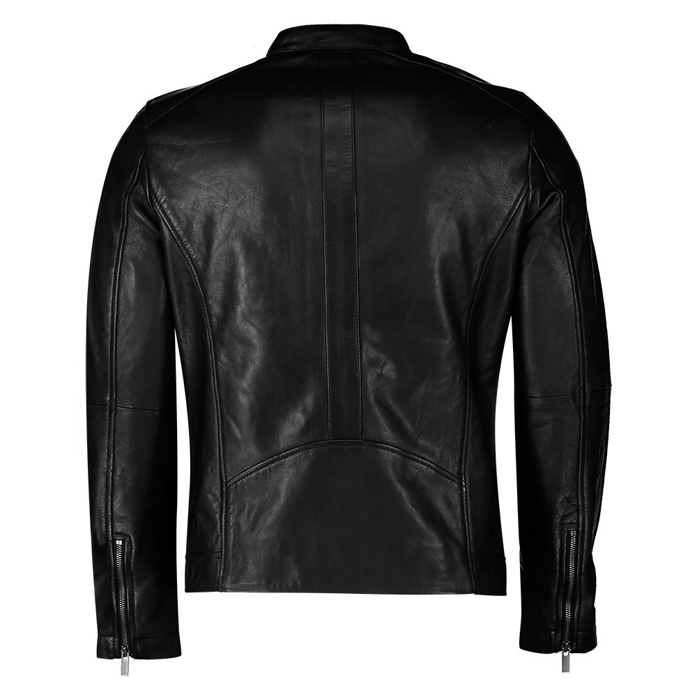 Mijlpaal Identificeren vermoeidheid Superdry Hero Light Leather Jacket Black | Dressinn