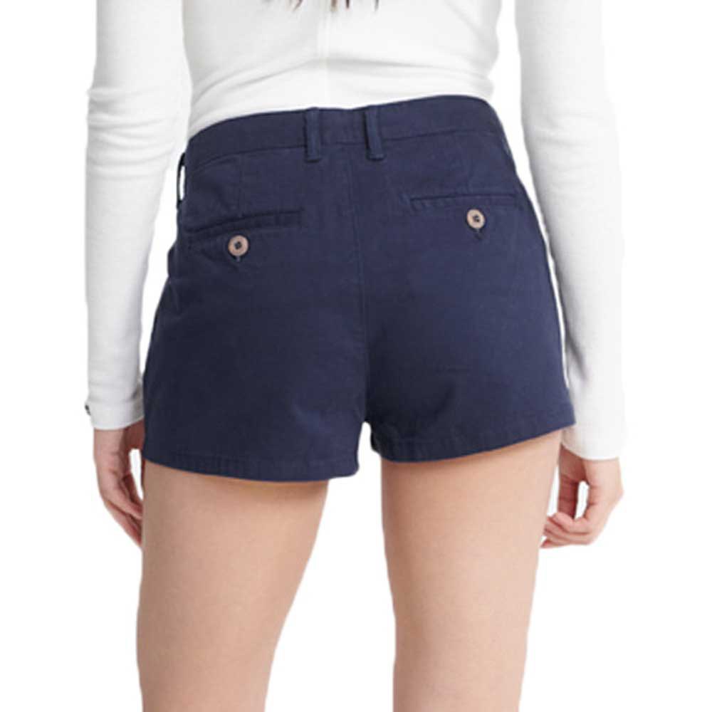 Superdry Broderie Hot Shorts in Deep Navy Blue Sizes XS M L BNWT 