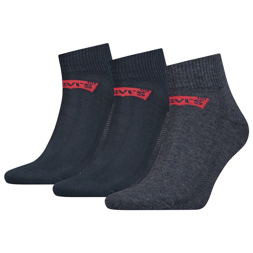Levi´s ® Batwing Logo Mid socks 3 Pairs