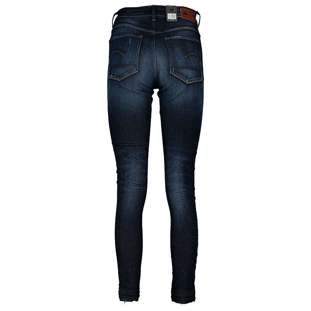 G-Star 3301 High Waist Skinny Ripped Ankle Jeans