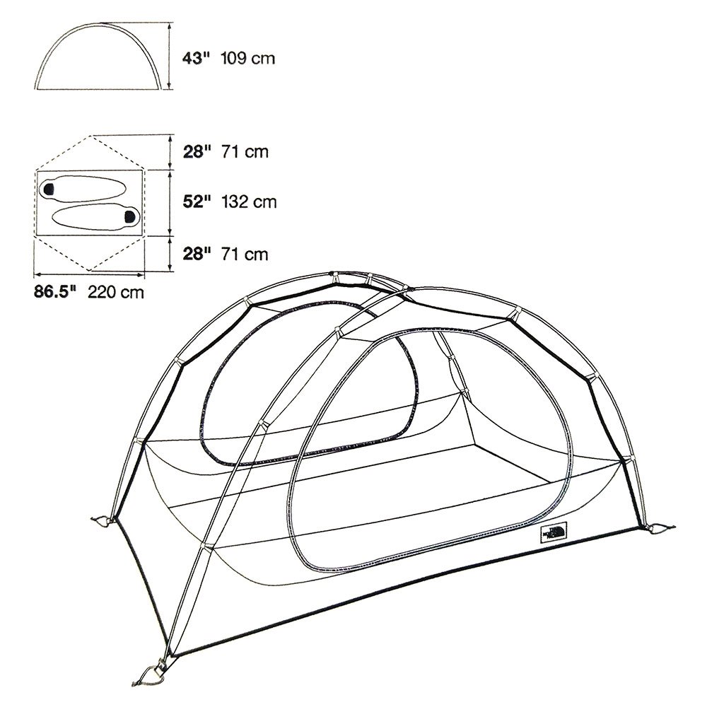 The north face Eco Trail 2P Tent