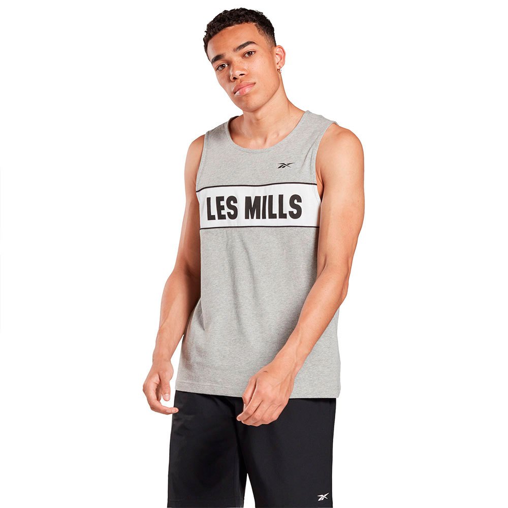onsdag justere Portræt Reebok Les Mills® Linear Sleeveless T-Shirt Grey | Traininn