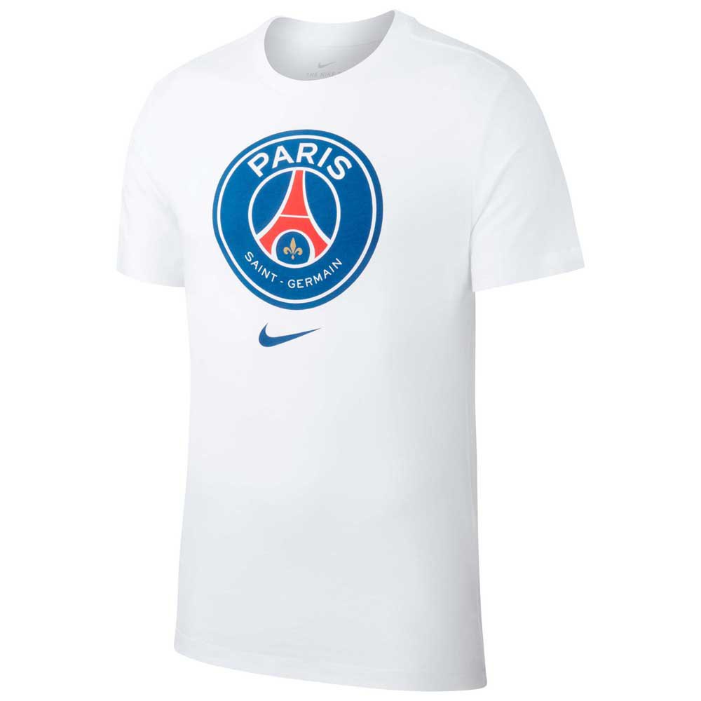 fluir Cuidado Miau miau Nike Camiseta Paris Saint Germain Evergreen Crest 19/20 Blanco| Goalinn