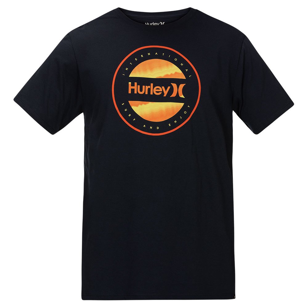hurley-circle-dye-logo-kortarmet-t-skjorte