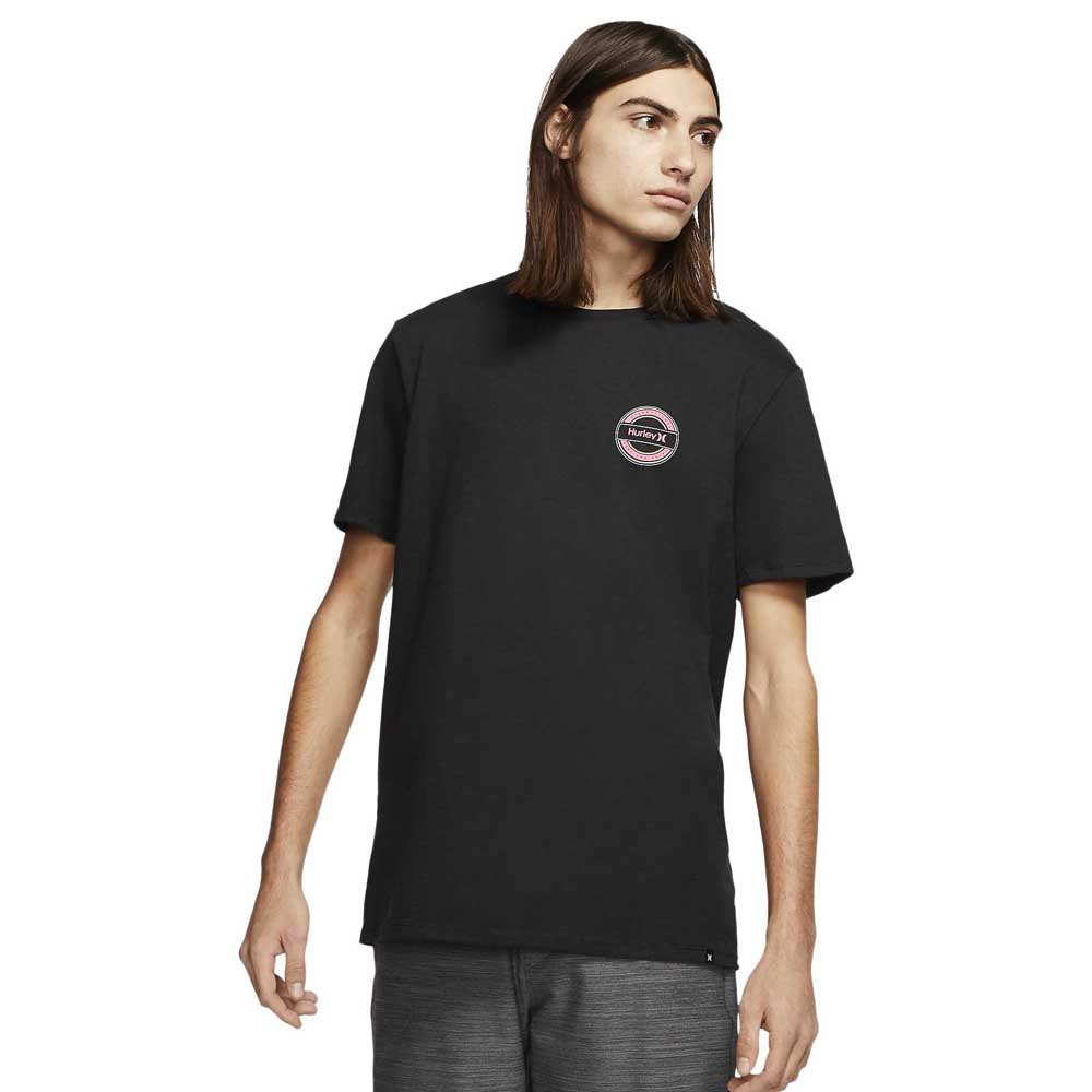 hurley-t-shirt-a-manches-courtes-waxed