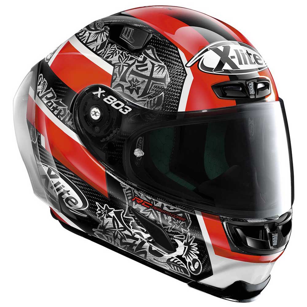 X-lite X-803 RS Ultra Carbon Replica Danilo Petrucci Full Face Helmet 赤|  Motardinn