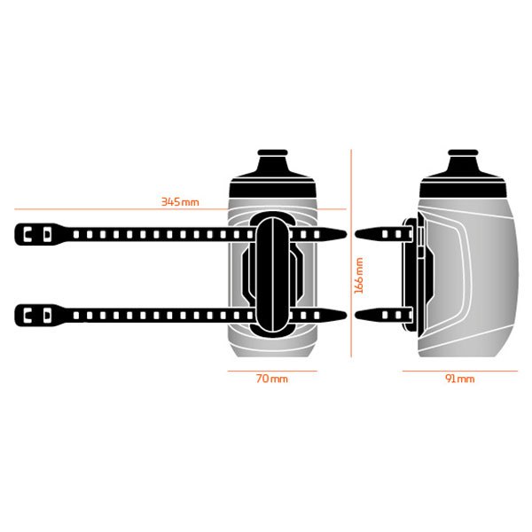 Fidlock Twist 450ml+Zaumzeug Magnetisch Montieren Junior Wasser Flasche