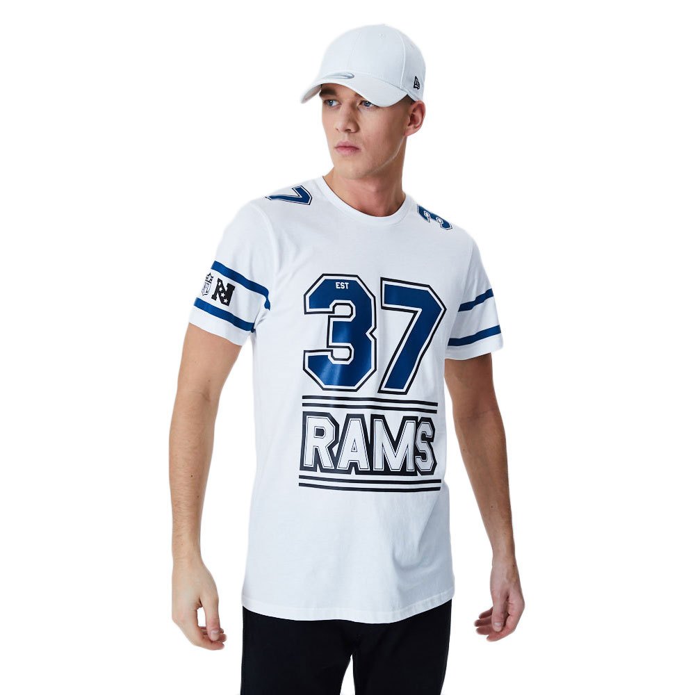Cúal lento parque Natural New era Camiseta Manga Corta NFL Los Angeles Rams Team Established Blanco|  Dressinn