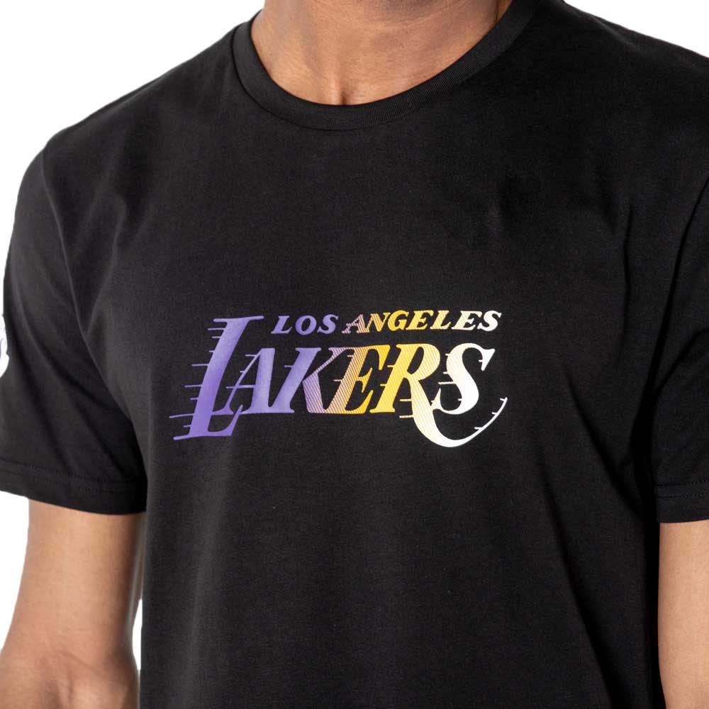 New era NBA Los Angeles Lakers Gradient Wordmark Short Sleeve T-Shirt