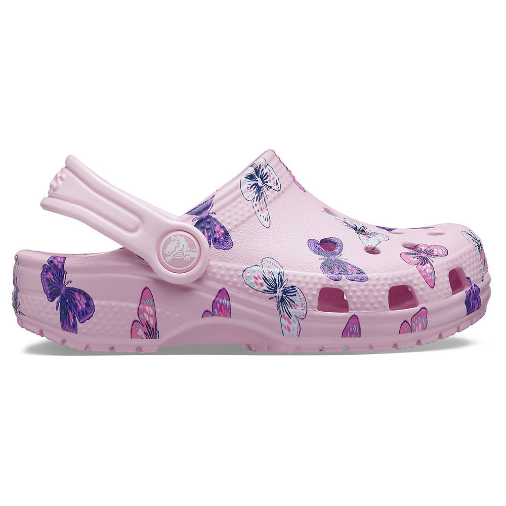 Crocs Classic Butterfly PS Clogs Pink | Dressinn
