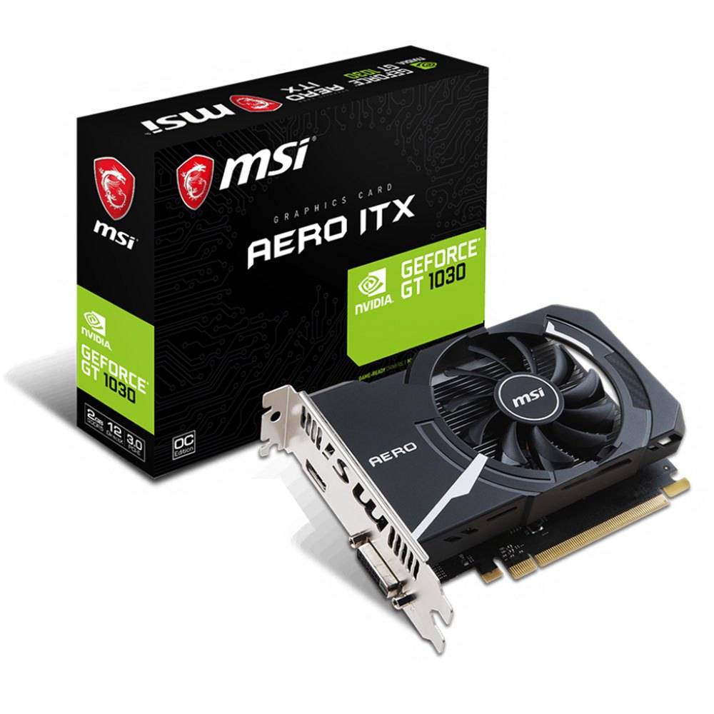 MSI GeForce GT 1030 Aero ITX 2GB GDDR5 Graphic Card