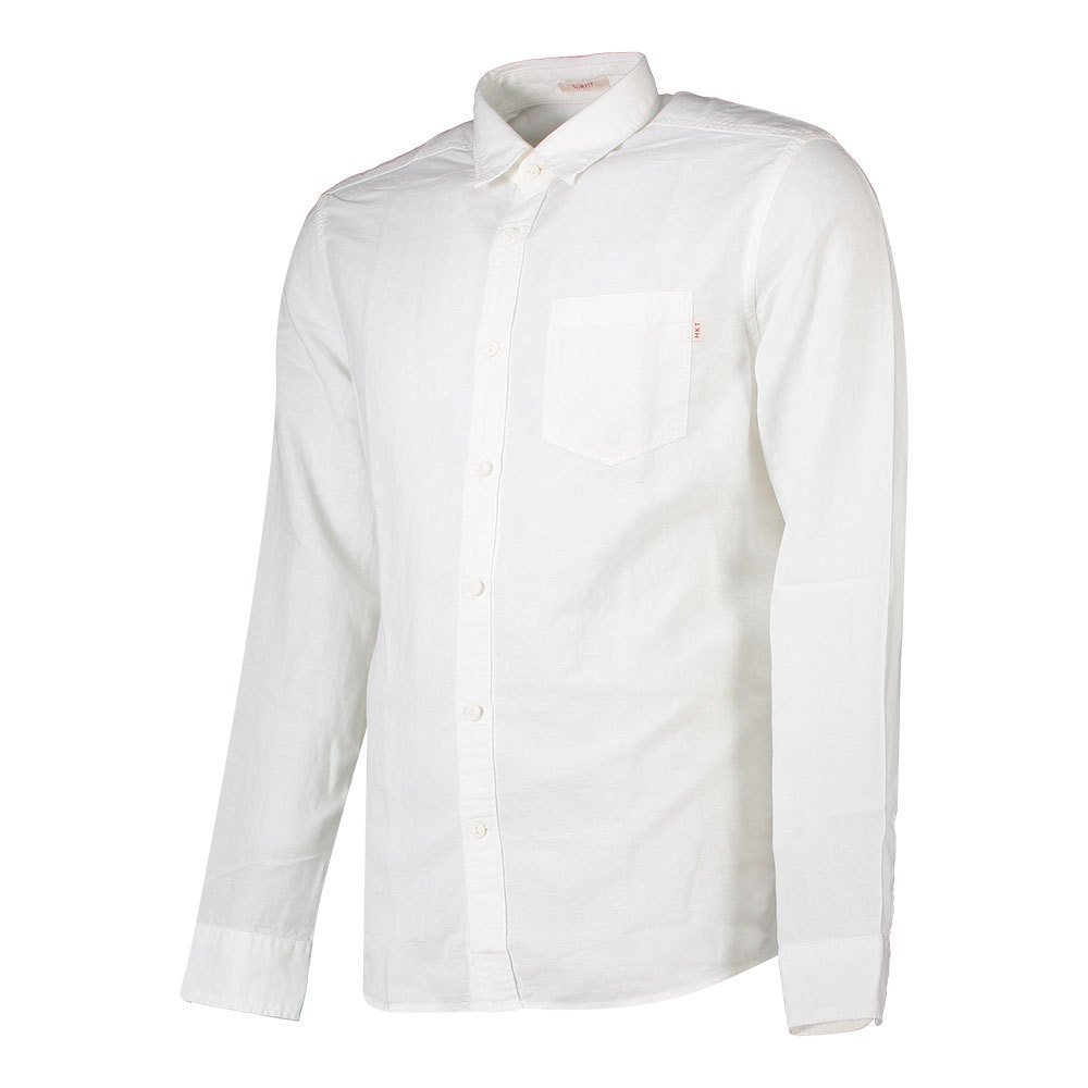 Hackett GMT Dye Linen Long Sleeve Shirt