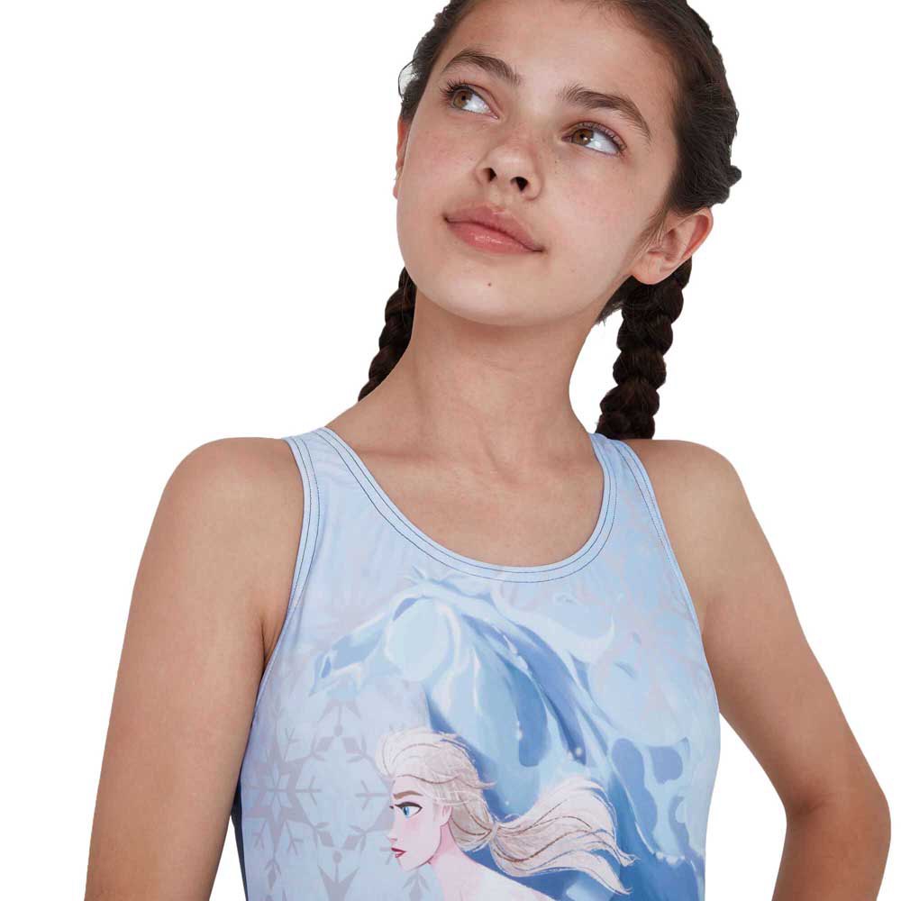 Speedo Girl's Disney Frozen 2 "Elsa" Digital Placement Splashback Swimsuit 