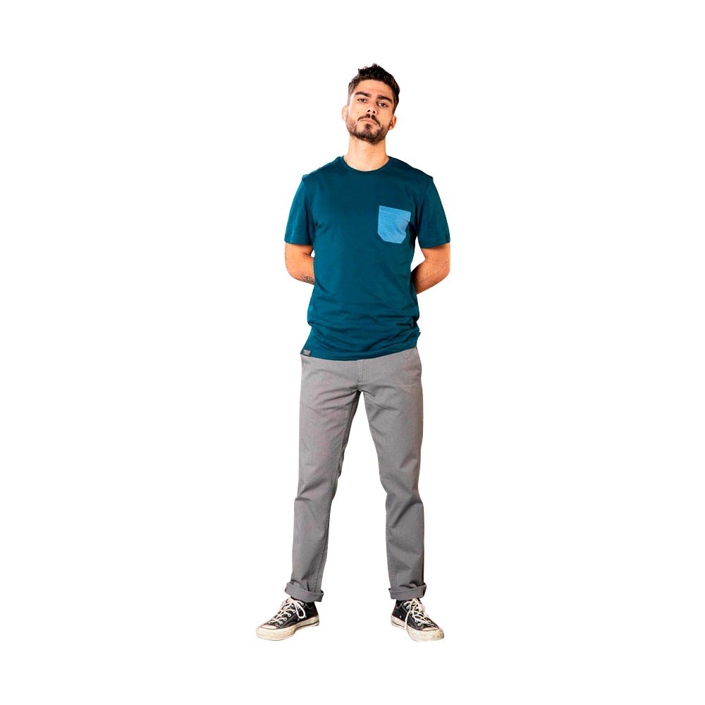 snap-climbing-t-shirt-a-manches-courtes-monochrome-pocket