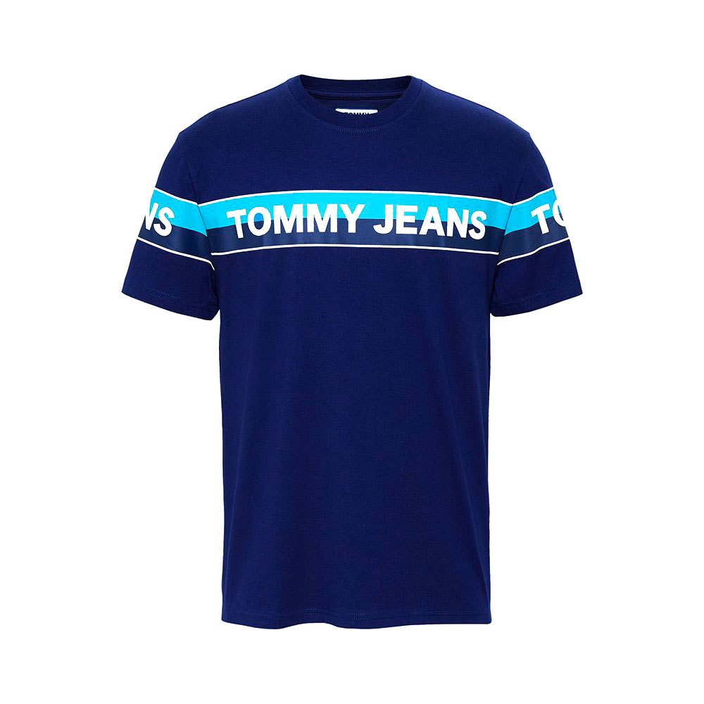 Tommy jeans Double Stripe Logo Short Sleeve T-Shirt