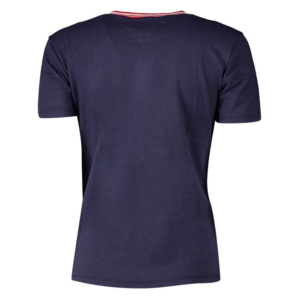 Tommy jeans Contrast Rib Logo T-shirt met korte mouwen