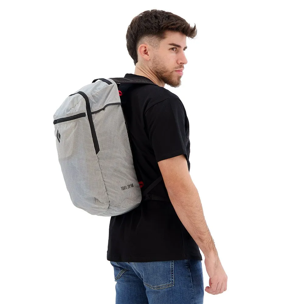 Black diamond Trail Zip 18L backpack Grey | Trekkinn