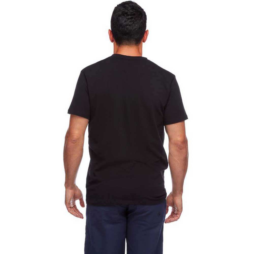 Black diamond Stacked Logo T-shirt met korte mouwen