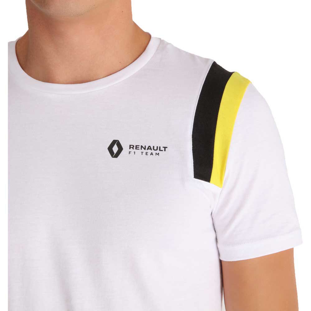 Stereotype carpenter Exchangeable Le coq sportif Renault F1 Fanwear 20 Short Sleeve T-Shirt White| Dressinn