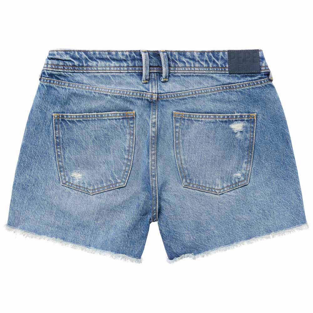 Patrizia Pepe Denim Shorts in Blue Womens Clothing Shorts Jean and denim shorts 