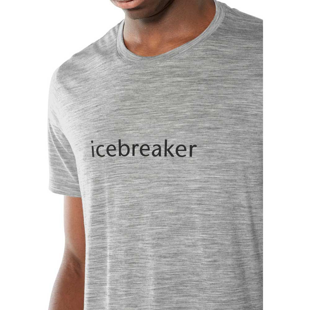 Icebreaker T-shirt à manches courtes Logo Crew Wordmark Merino