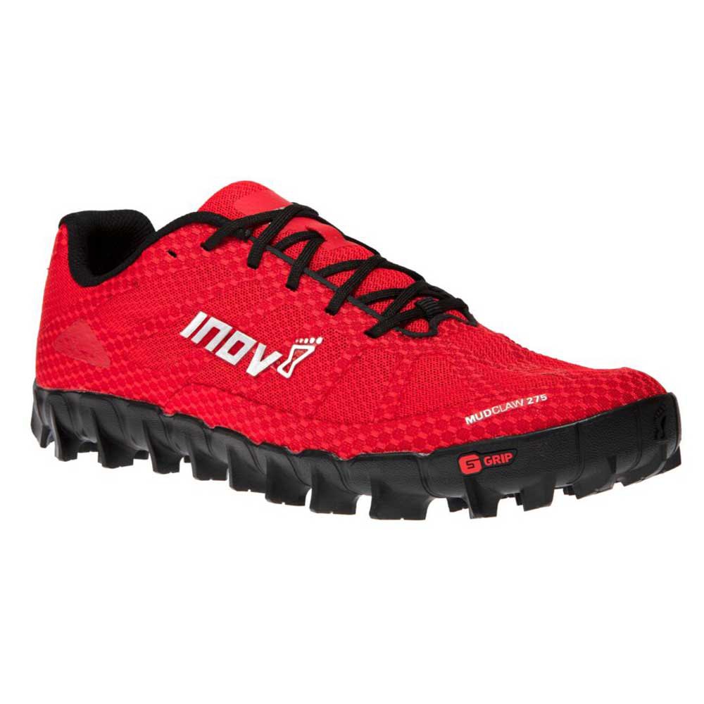 Inov8 Womens Mudclaw 275 Trail Running Shoes Trainers Sneakers Black Red Sports 