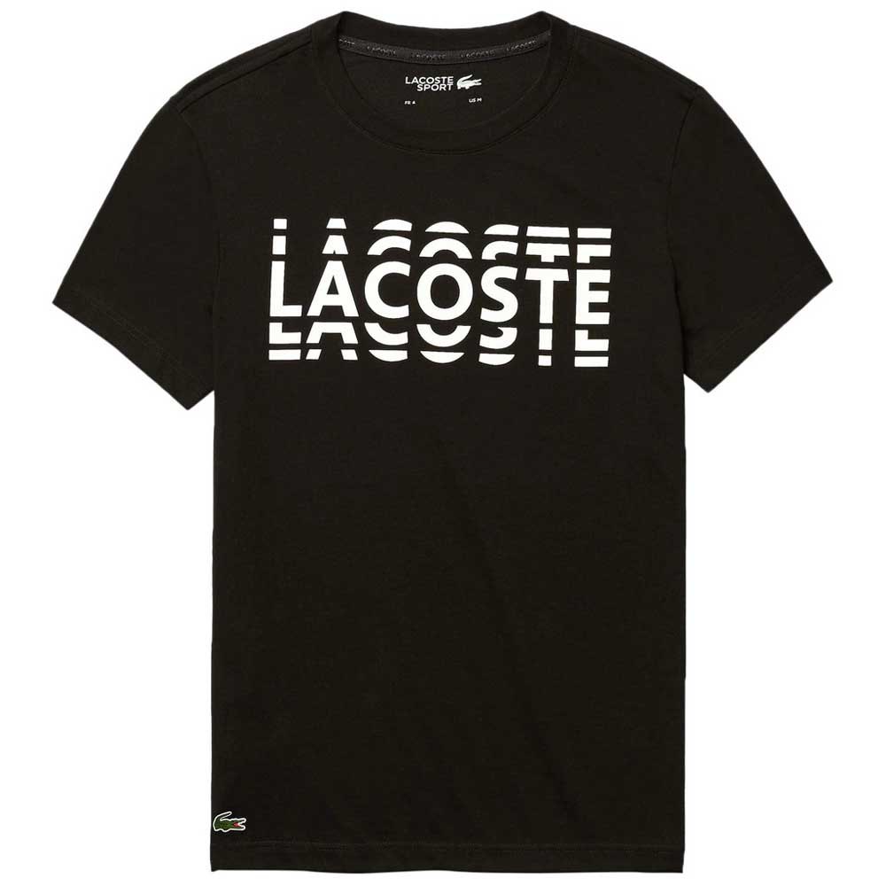 lacoste-kortarmad-t-shirt-printed-cotton-blend