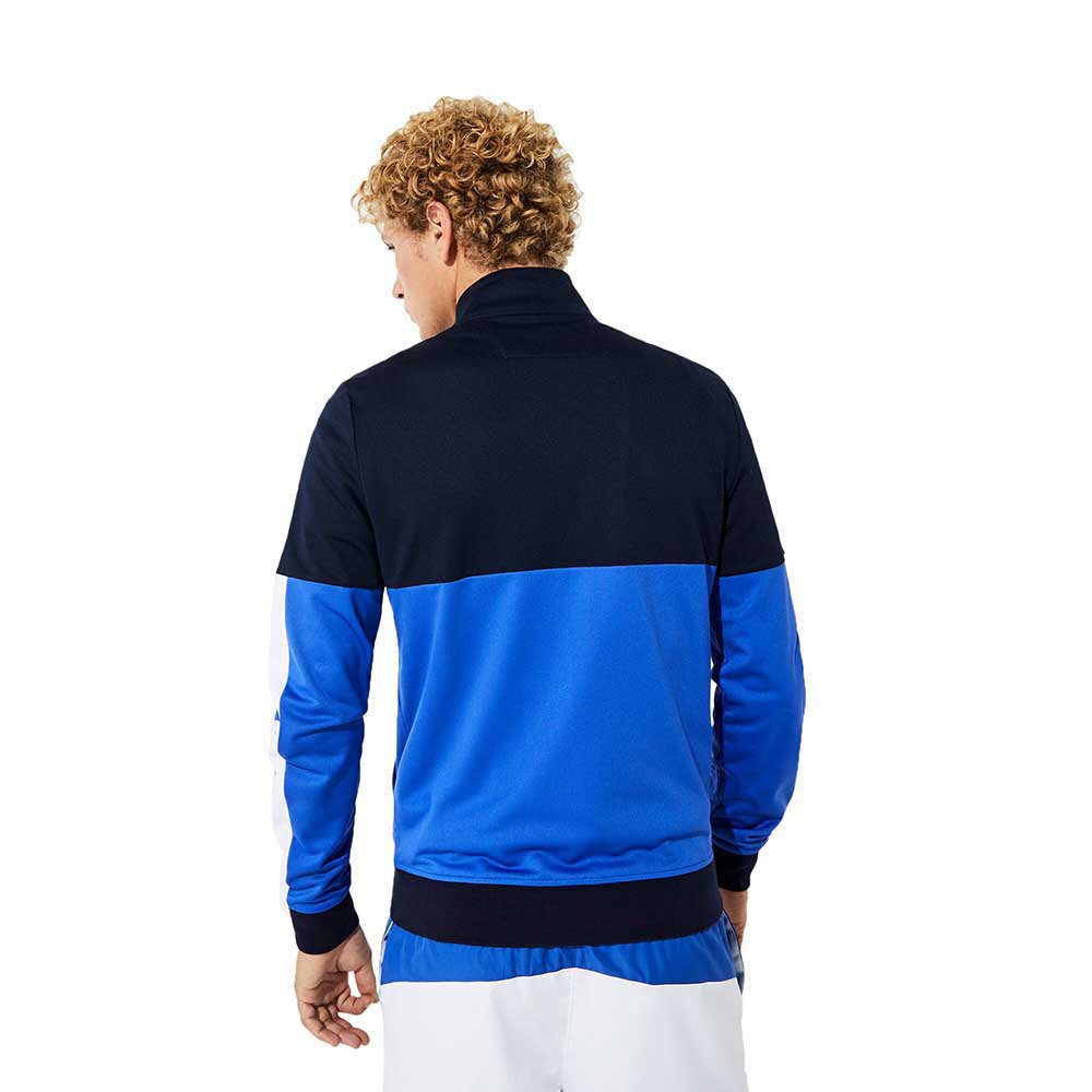 Lacoste Colourblock Resistant Pique Full Zip Sweatshirt