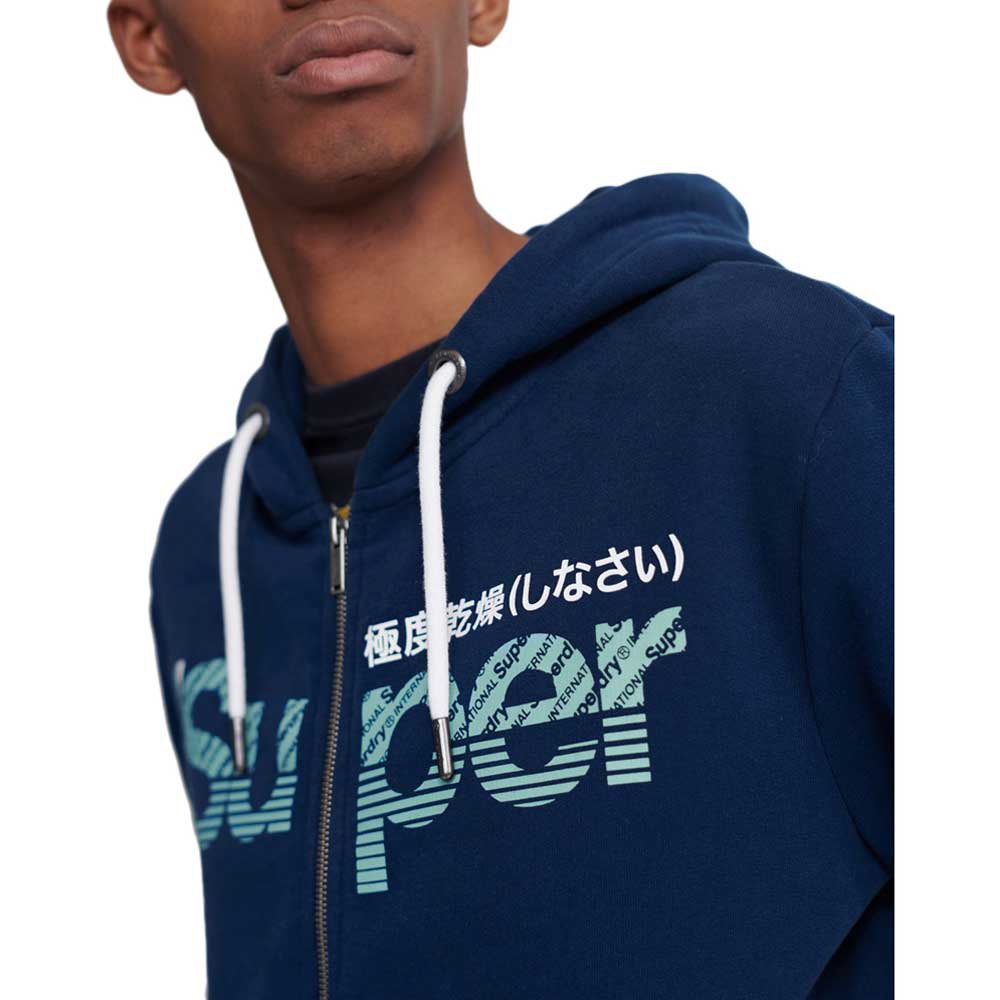 Superdry Core Split Logo Full Zip Sweatshirt