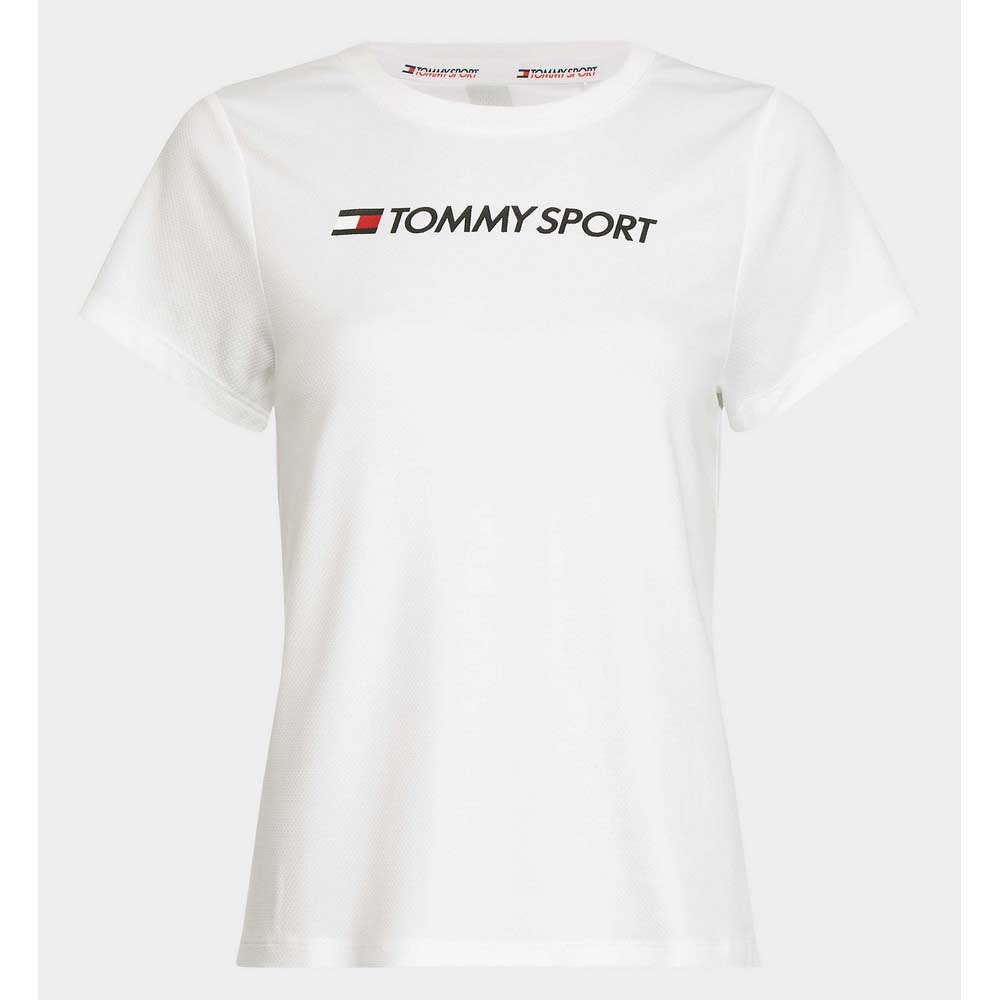 Tommy hilfiger Logo Print Moisture Wicking Korte Mouwen T-Shirt