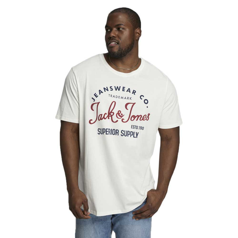 Jack & jones Logo O-Neck 2 Color Short Sleeve T-Shirt