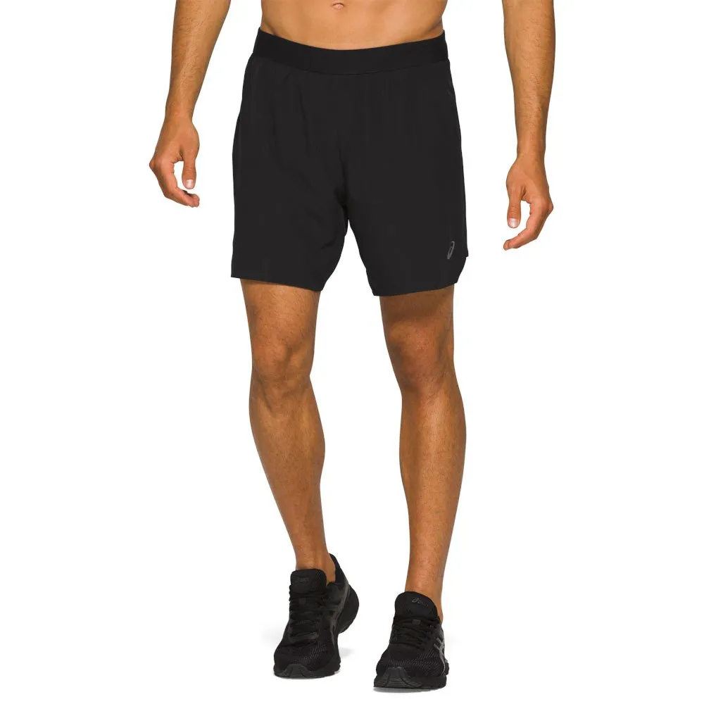 Asics Pantalones Cortos 2 In 7´´ Negro | Runnerinn
