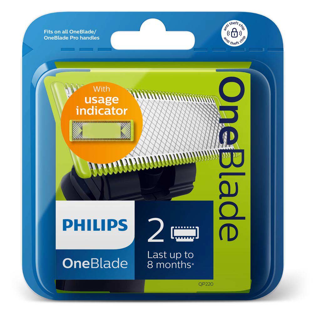 Philips QP220 OneBlade 2 Einheiten Ersatz Klinge