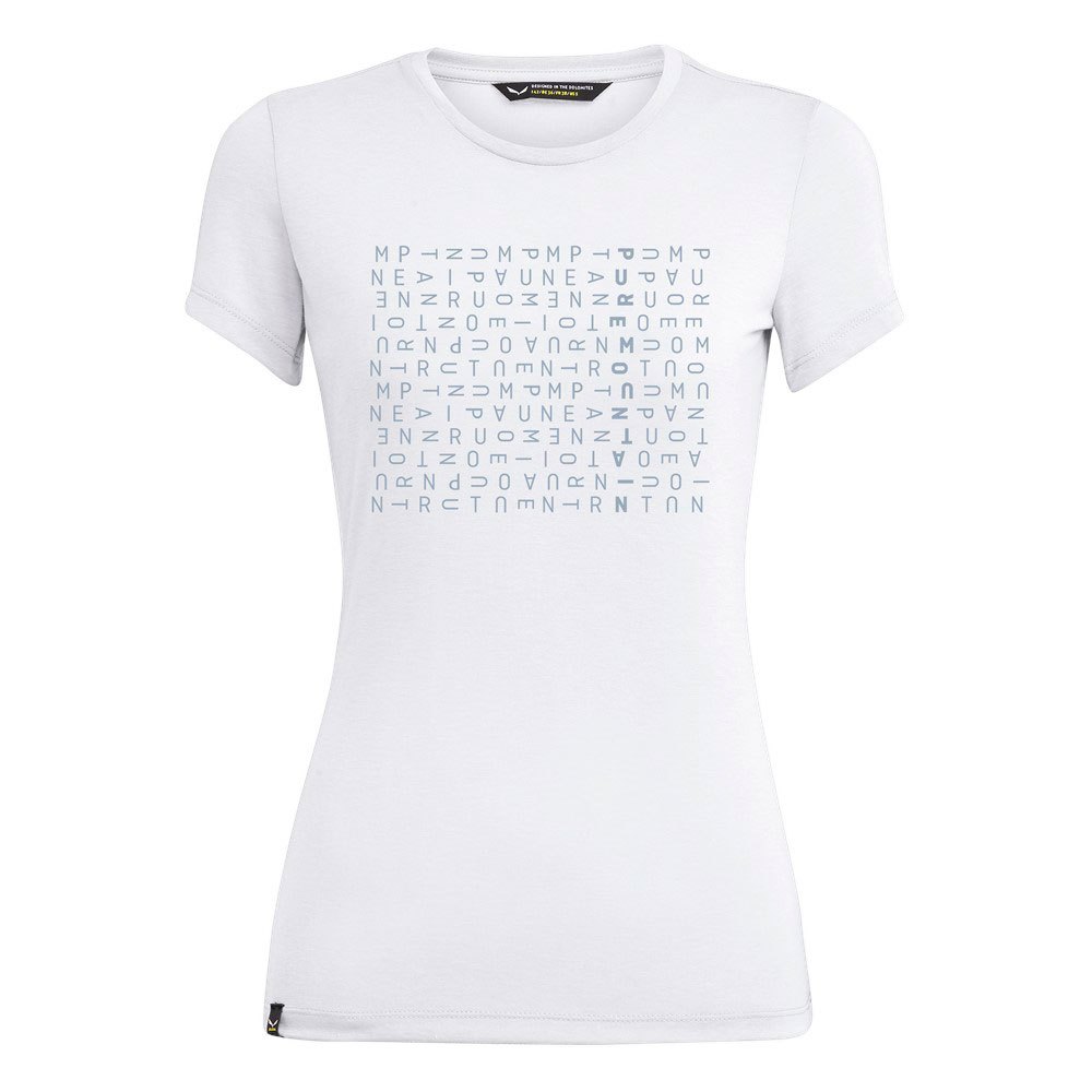 Salewa Crosswords Dri-Release T-shirt met korte mouwen