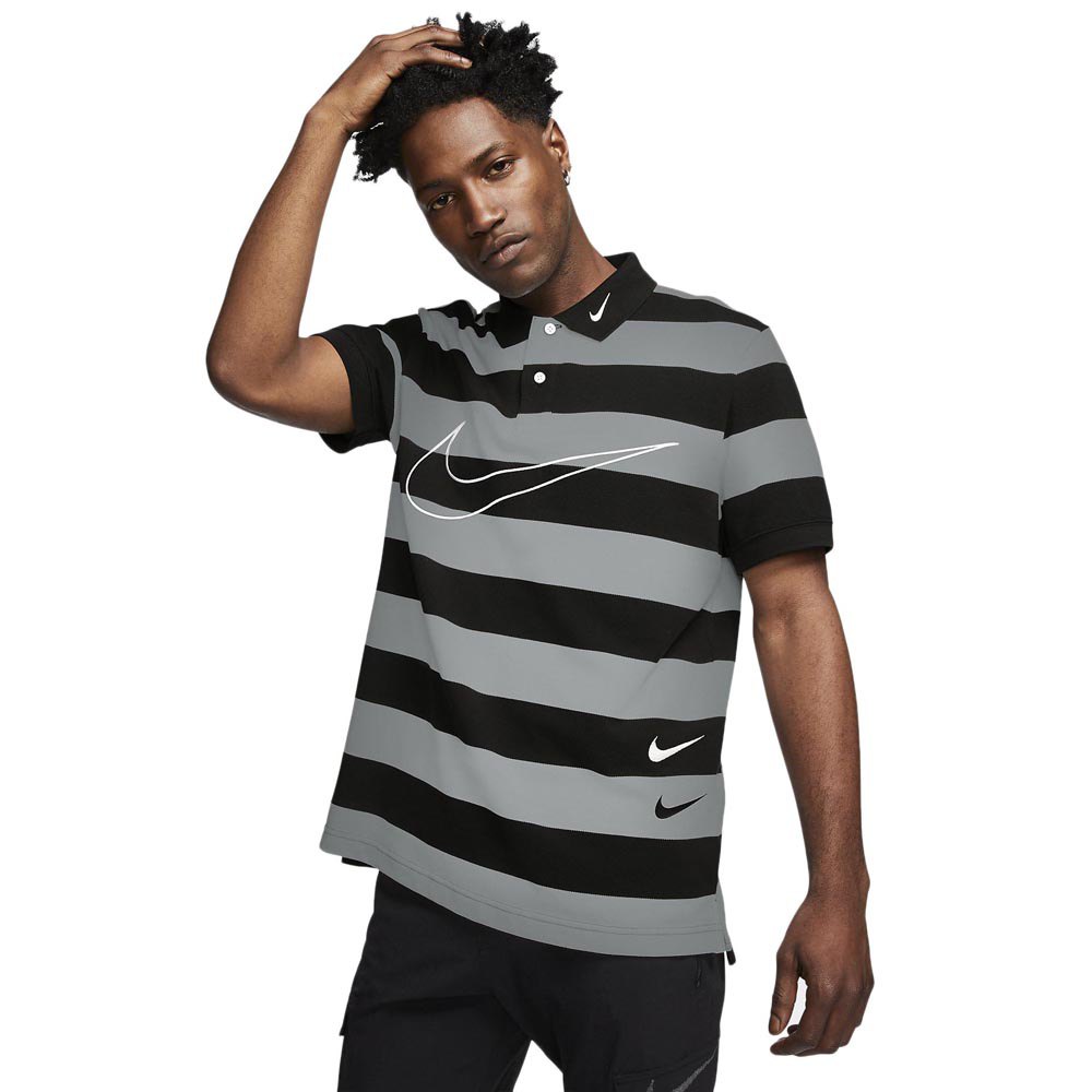 Industrieel zeemijl Spoedig Nike Sportswear Swoosh Short Sleeve Polo Shirt Black | Dressinn