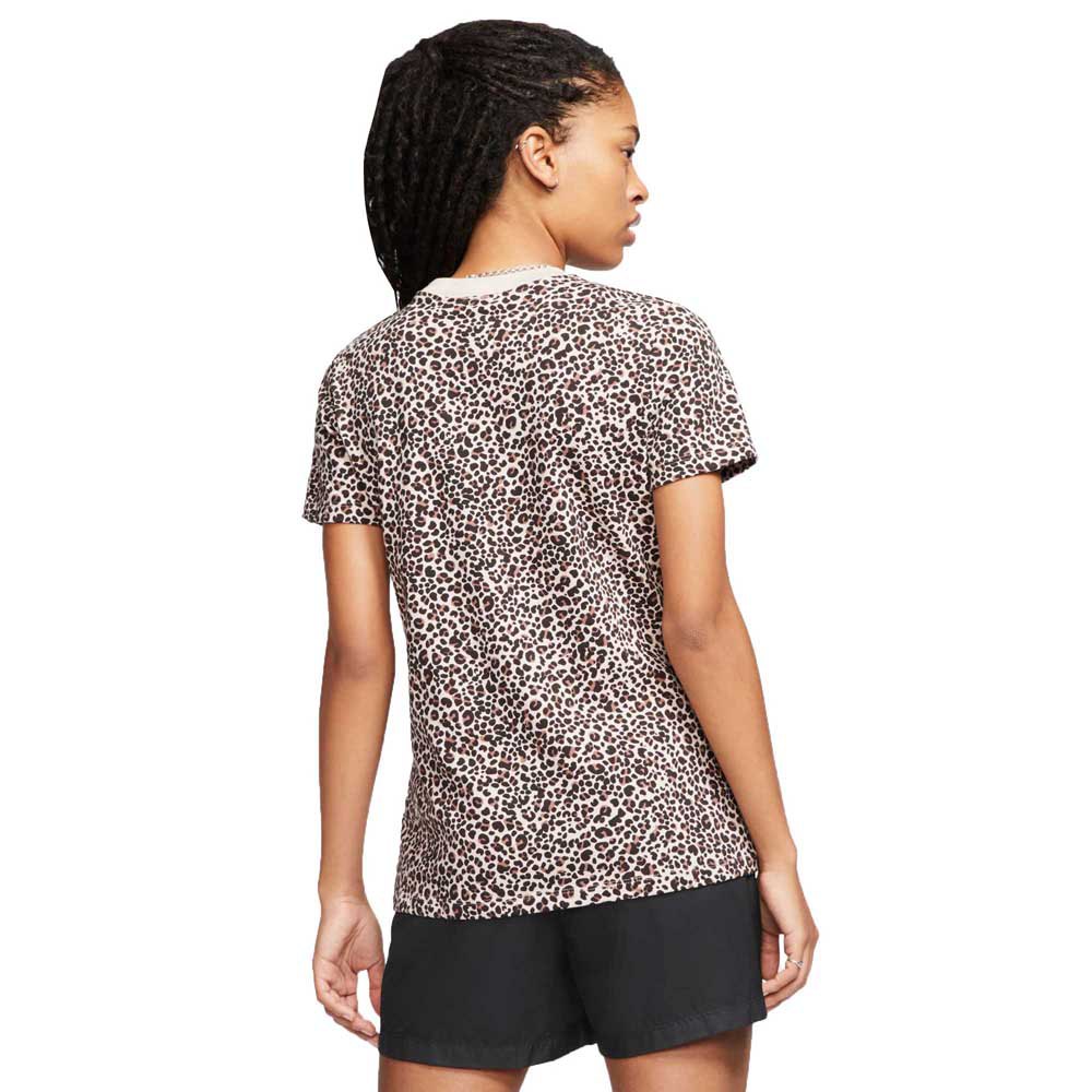 Nike Sportswear All Over Print Short Sleeve T-Shirt Beige| Dressinn