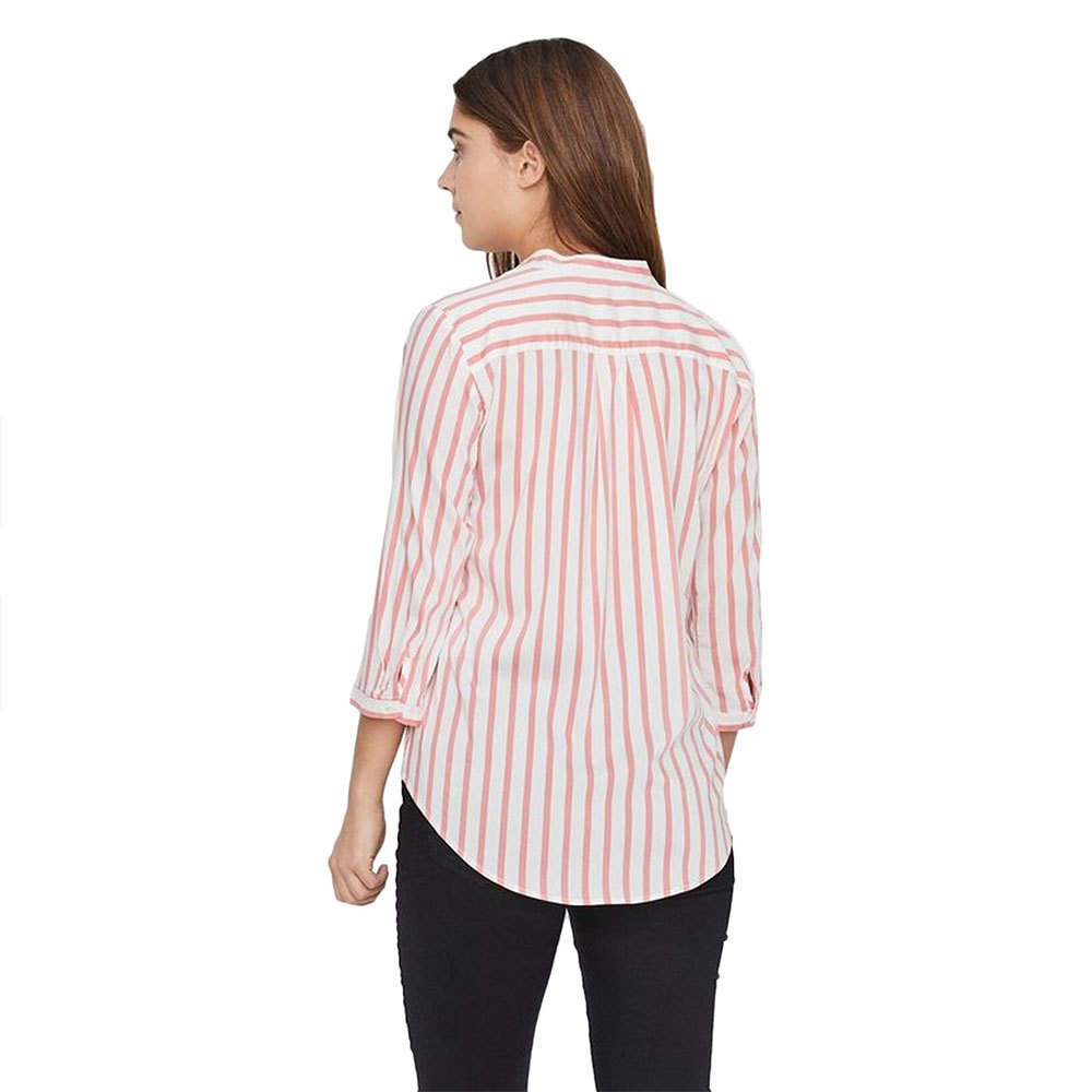 Vero moda Erika Stripe 3/4 Sleeve Shirt