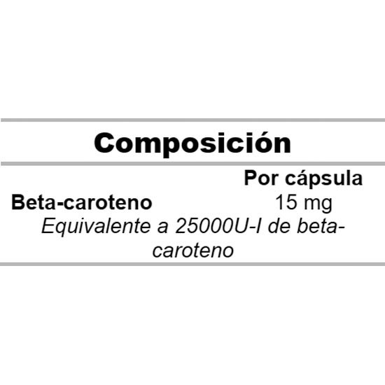 Nutrisport B-Carotin 50 Einheiten Neutraler Geschmack
