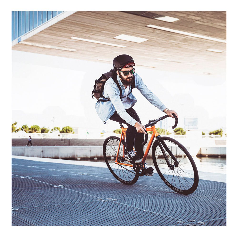 Bollé Messenger Premium Cycling Helmet Black & Tartan
