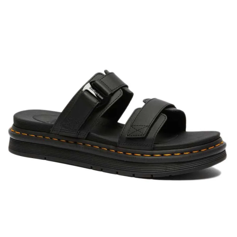 Dr. Martens Chilton Sandals Shoes Mens Size 12 Black Leather Strap Comfort Sole Dr. Martens Chilton Sandals US Men main image 3