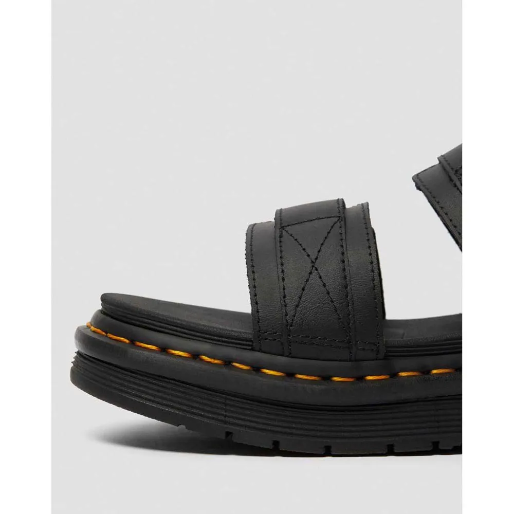 Dr. Martens Chilton black hydro leather sandals.  Size 13. s-l400.jpg main image 3