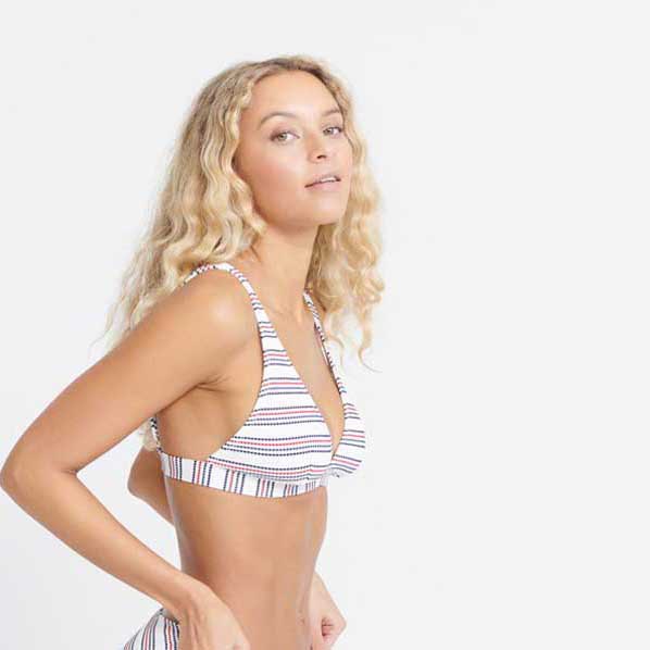 Superdry Edit Stripe Bikini Top