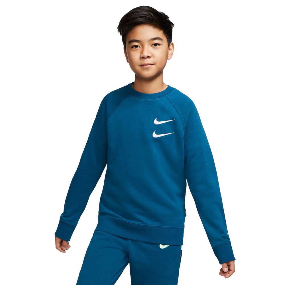 synoniemenlijst Perceptie entiteit Nike Sportswear Swoosh Sweatshirt Blue | Dressinn
