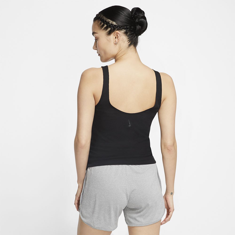 Nike T-shirt Sans Manches Yoga Ruched