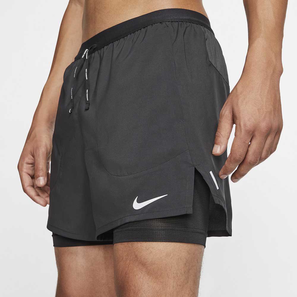 Walnut lame Exactly Nike Flex Stride 5´´ 2 In 1 Short Pants Grey | Runnerinn