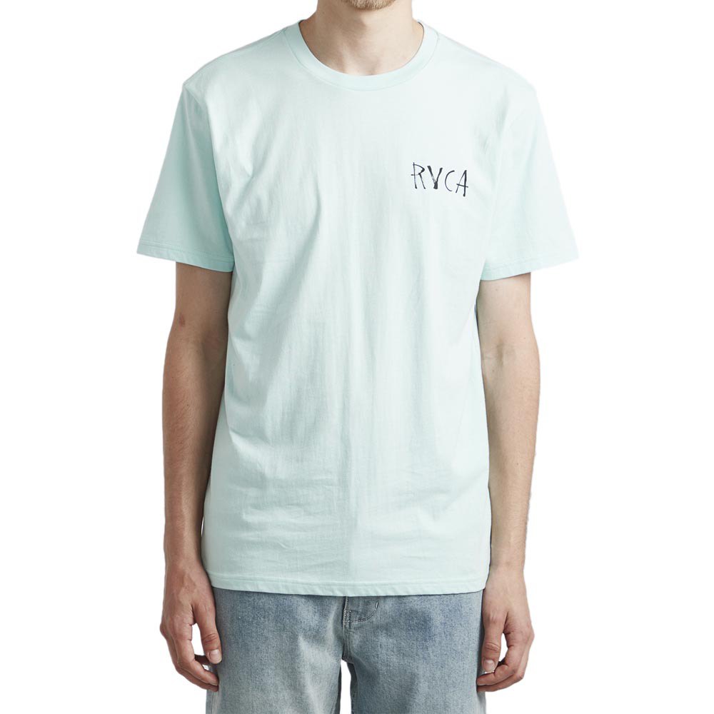 RVCA Mens Happy Sad Short Sleeve Crew Neck T-Shirt