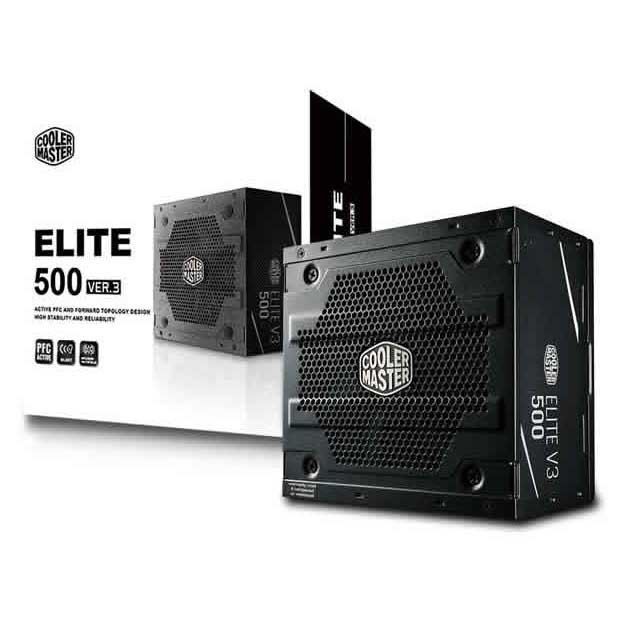 Cooler master Fuente de alimentación Elite V3 500 EU